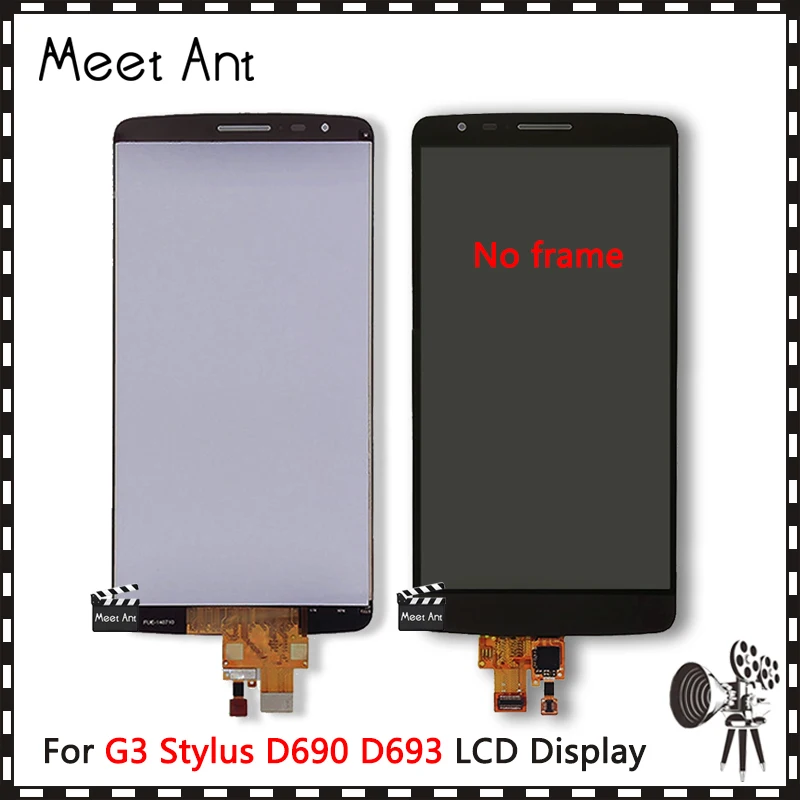 DHL 10 шт./лот высокое качество 5 ''для LG G3 Stylus D690 D693 ЖК-дисплей экран с кодирующий