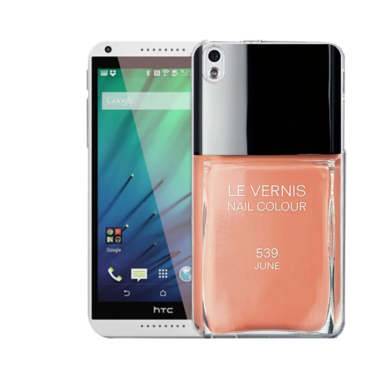 QMSWEI TPU Clear Phone Case For HTC M8 Soft Cartoon Nail Polish Protective Printed Back Cover Free shipping D820 M9 A9 |