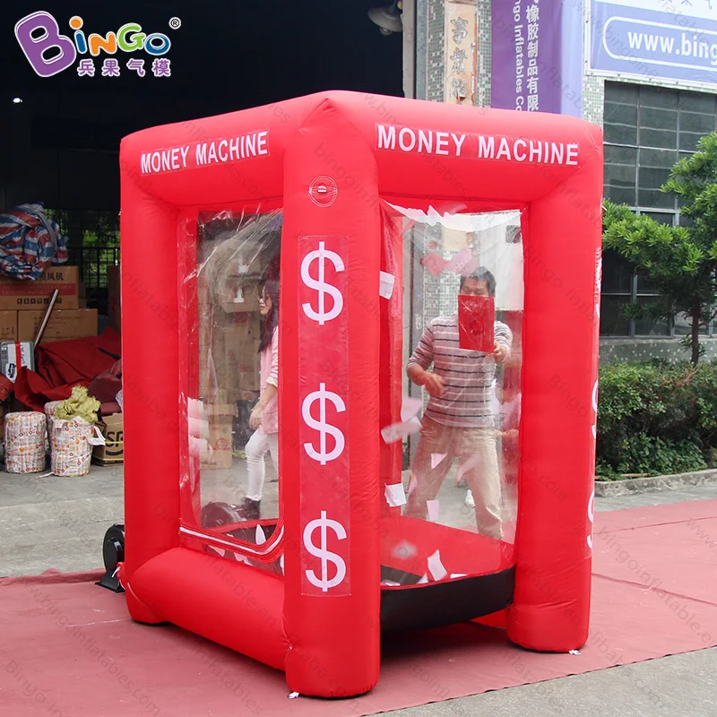 Factory direct sale 1.7X1.5X2.2 M inflatable cash grab machine cubic money booth catch game toy | Игрушки и хобби