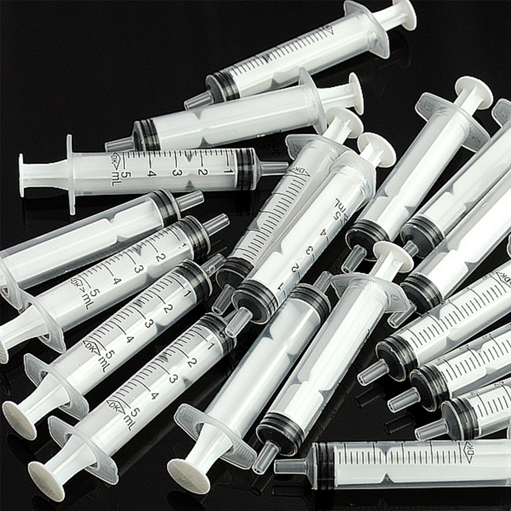 Фото 5Pcs 1-50ml Disposable All Size Hydroponics Plastic Nutrient Health Measuring Syringe Tool For Measuring Nutrient Liquid №3