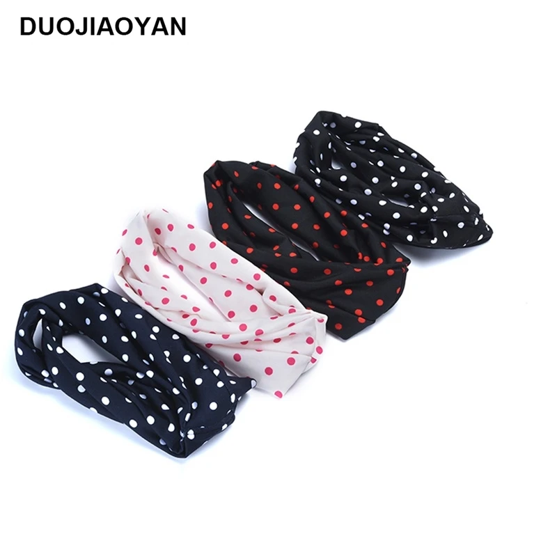 

DUOJIAOYAN Women Twist Cross Hairband Print Headwrap Girls Hair Band Female Fashion Knot Headband