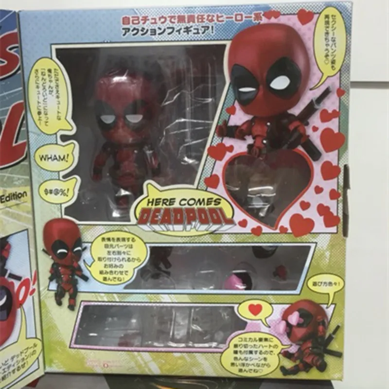 Marvel супергерой мертвый бассейн ПВХ Nendoroid фигурка Модель Коллекция|Статуэтки и