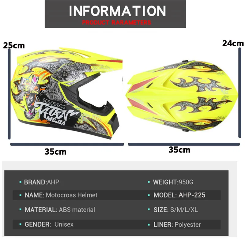 CARPRIE шлем безопасности для мотоцикла ABS Motobiker шлем классический велосипед MTB DH RacingMotocross спуске шлем велосипеда желтый m9