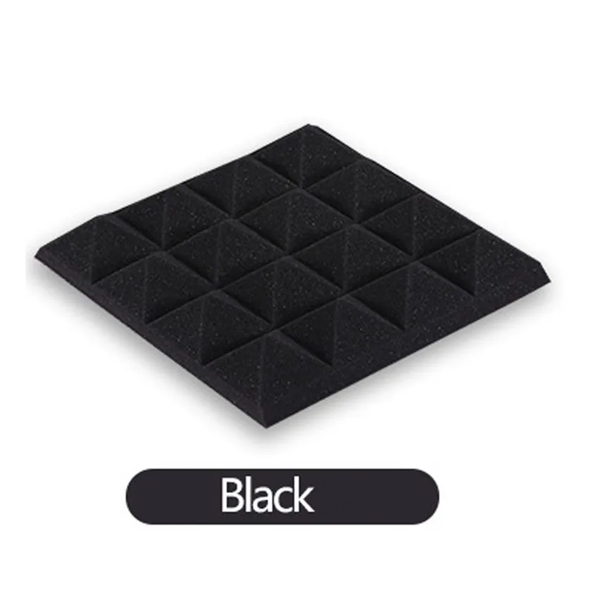 Wallpaper Sticker Acoustic Foam Panel Sound Stop Absorption Sponge Studio KTV Soundproof 25x25x5cm Wallpapers For Living Room B# | Дом и сад