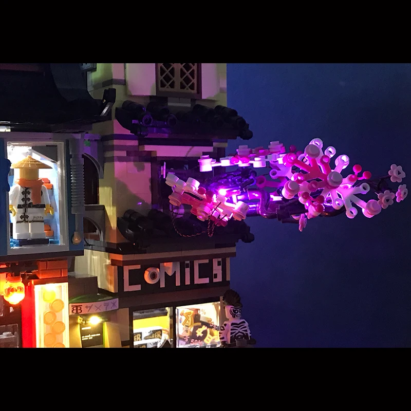 Светильник ка для Lego 70620 г. город Ниндзяго мастера спинцзянцу строительные блоки