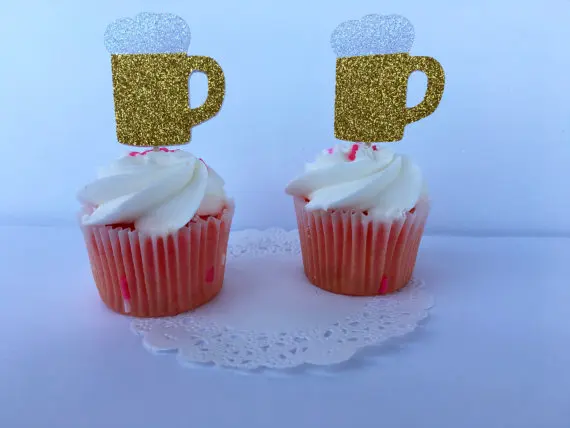 Блестящая пивная кружка для кексов на 30-й день рождения девичник свадьбы детей