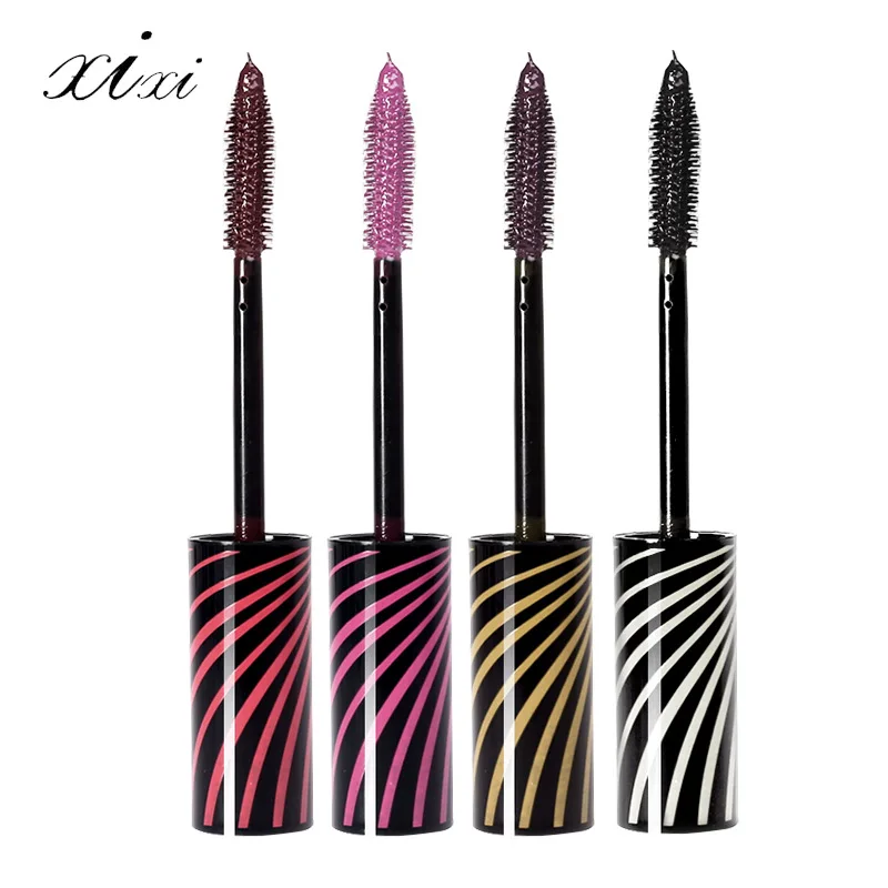 Красочные Тушь для ресниц чёрный коричневый розовый Косплэй Средства ухода век