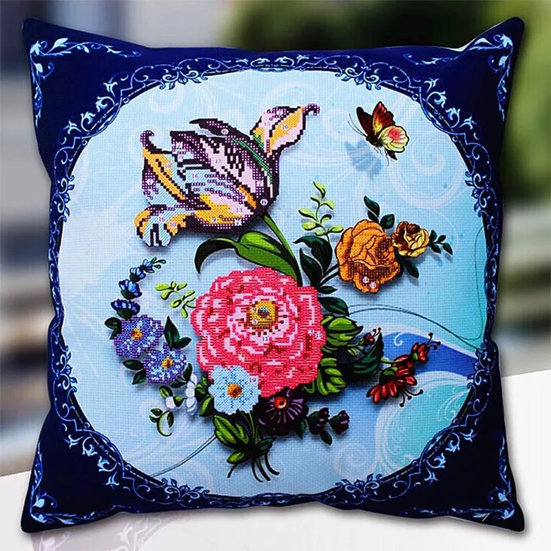 Вышивка крестом Комплект подушек для вышивания Счетный чехол типа &quotсделай