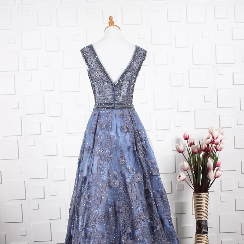 JANCEMBER vestido праздничная иллюзия v-образный вырез открытая спина молния сзади