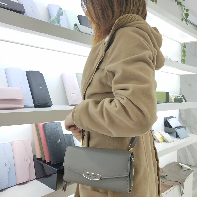 WEICHEN длинный кошелек клатч для женщин мини сумки через плечо и