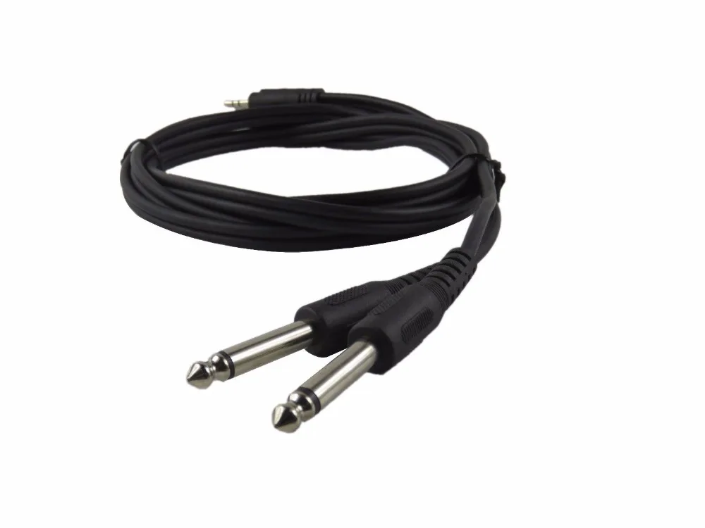 STARAUDIO SMJC-180CM Pro Stage 6 футов (1 8 м) 3 5 мм штекер стерео на двойной 1/4 ''Мужской моно
