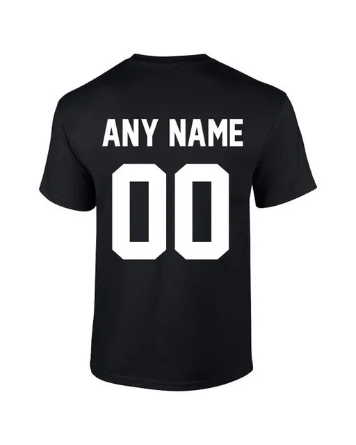 

Custom Your NAME AND NUMBER T Shirt Men 100% cotton tee USA SIZE