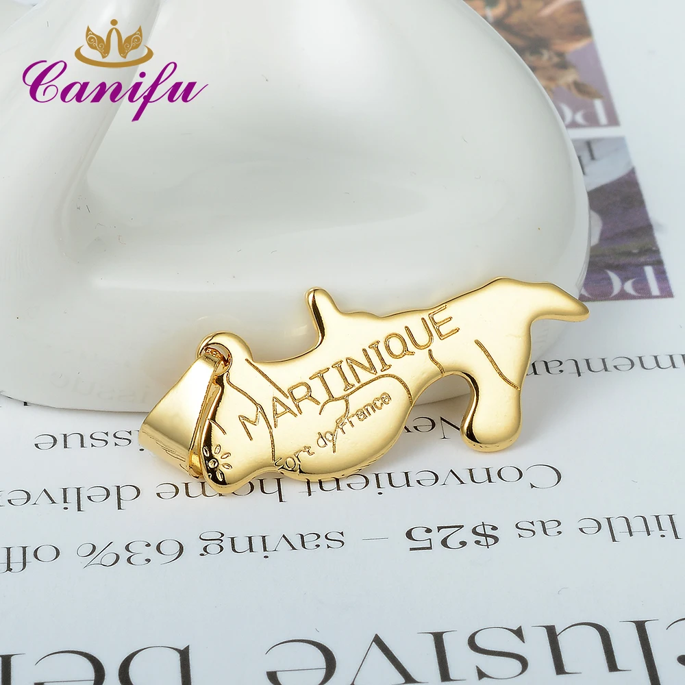 Canifu горячая распродажа Новое поступление золотой цвет кулон Мартиника Форма