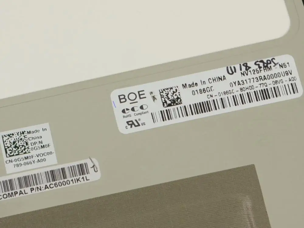 Новый oem-дисплей 12 5 &quotдля Dell Latitude 7280 ЖК-дисплей светодиодный сенсорный экран FHD