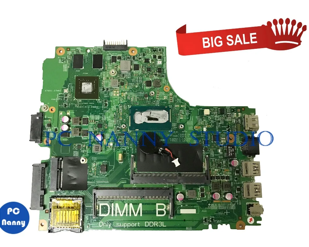 PCNANNY 0GH8WH GH8WH для Dell Inspiron 5437 Материнская плата ноутбука I7 4500U