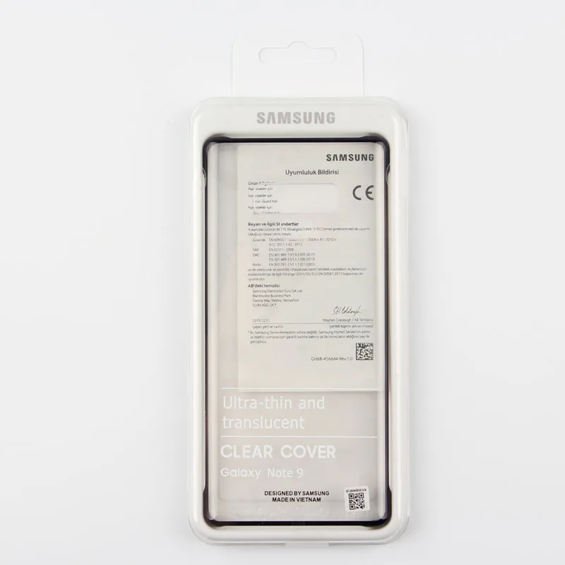Samsung прозрачный защитный чехол для телефона samsung Note9 NOTE 9 N960F ультра тонкий Задний защитный чехол Stealth TPU