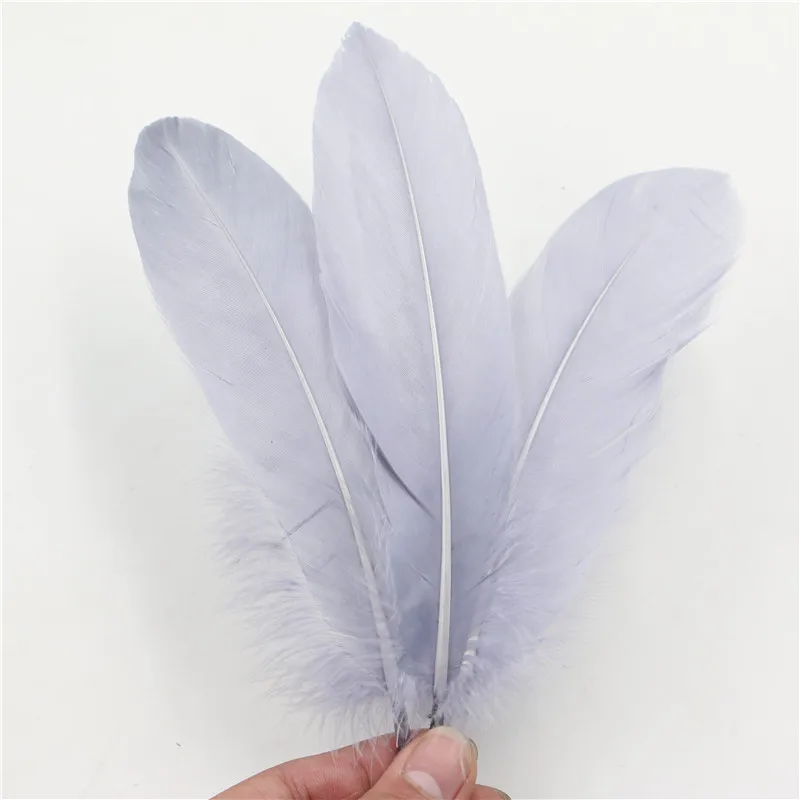 10 шт./лот гусиное перо для рукоделия шляпы украшения Цветочная композиция