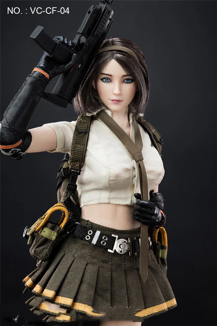 Коллекционная VC-CF-04 1/6 масштаб Cross Fire Double Agent ZERO Figure Коллекция Полный Набор Модель игрушка кукла для фанатов подарки