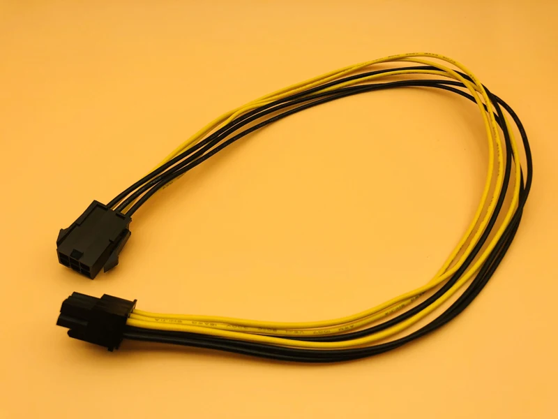 PCI E PCIE Express 50 см 6P Штекерный 6 контактный мужской видеокарты DIY Кабель питания BTC