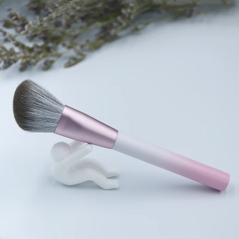 Sculpting brush BBL градиентные розовые отдельные Кисточки для макияжа, Тональная основа, пудра, румяна, консилеры, тени для век, растушевка, премиум-класса, Кисть для макияжа лица/глаз - Handle Color: Sculpting brush