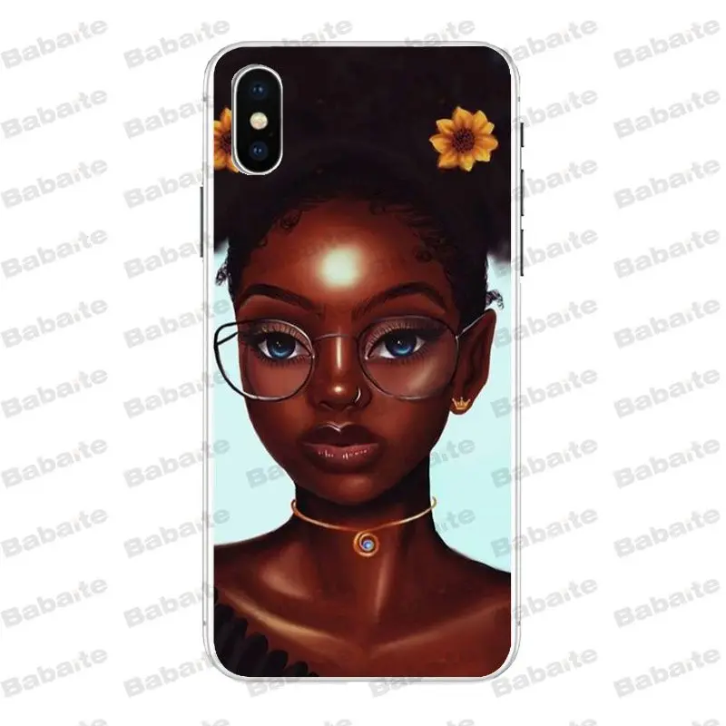 Babaite Black Girl Magic Melanin Poppin Coque Shell чехол для телефона iPhone8 7 6 6S Plus X XS XR XSMax 5 5s SE 5c11 11pro 11promax