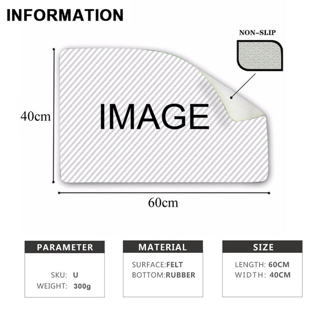 Забавный цветочный с принтом &quotЛенивец&quot запись коврик анти скольжения