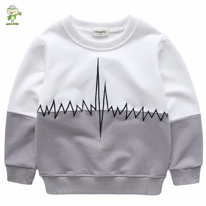 Детские футболки 2016 новый бренд весна-осень толстовки для мальчиков и девочек