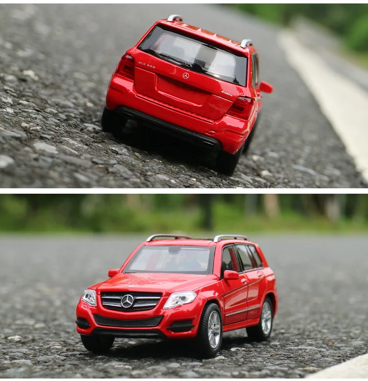 1:36 для Benz GLK игрушечная машинка из сплава модель с функцией оттягивания оригинальная коробка моделирование модель автомобиля игрушка для ребенка подарок