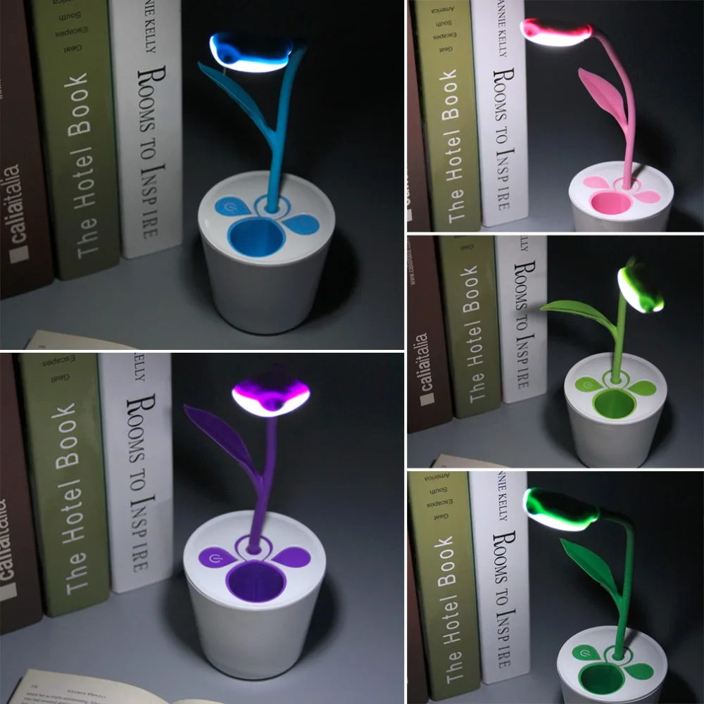 Новый USB Уход за глазами Антибликовая Светодиодная настольная лампа для детей