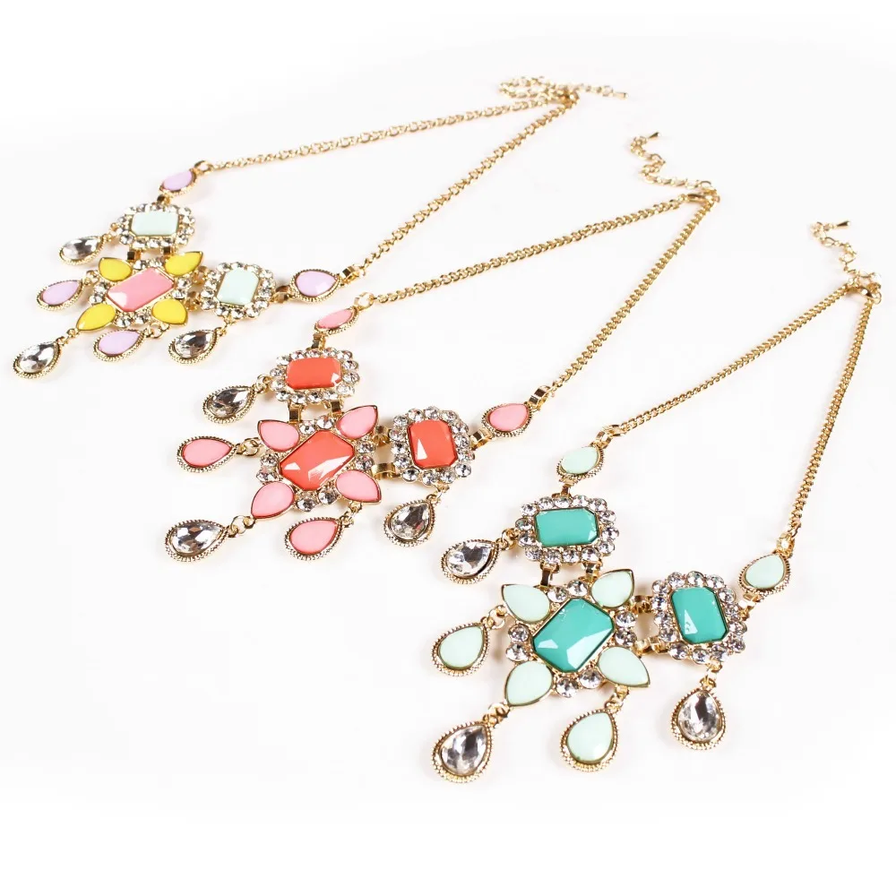Fashion Brand Gold Plated Jewelry Sets 3 Colors High Quality Party Gifts Unique Design 2014 New Women Chirstmas Gift | Украшения и