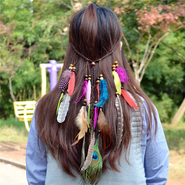 Оптовая продажа женский головной убор с перьями для танца живота модный леди|belly