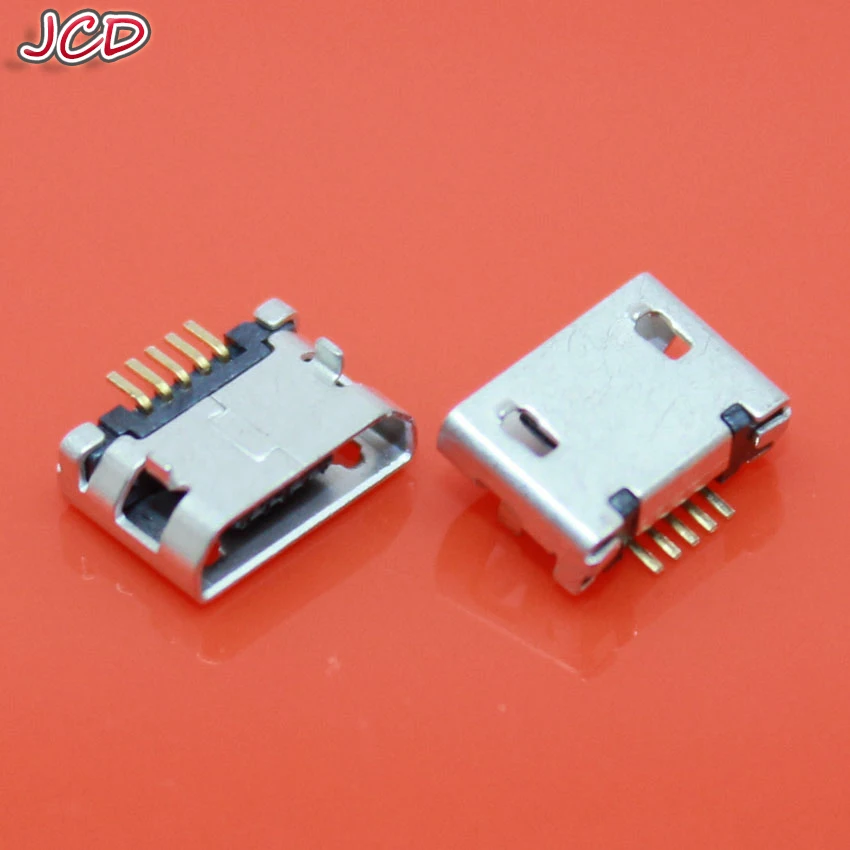 JCD микро USB 5pin типа B гнездовой разъем для мобильного телефона Micro USB разъем 5-контактный разъем зарядки Micro USB разъем