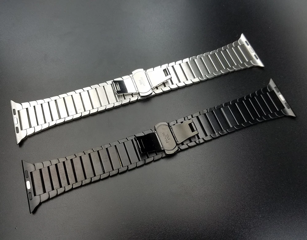 Ремешок для наручных часов Apple watch 42/38/40/44 мм Бабочка застежка из нержавеющей стали