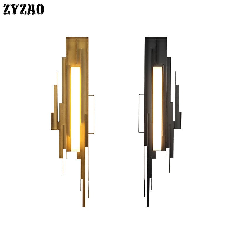 Простой Металлический Настенный светильник в стиле постмодерн креативный