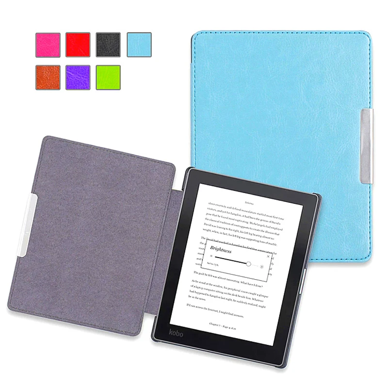Smart Flip Case for Kobo Aura N514 2013 6 inch PU Leather Cover eBook Reader Protective Shell + Screen Protector Film | Компьютеры и