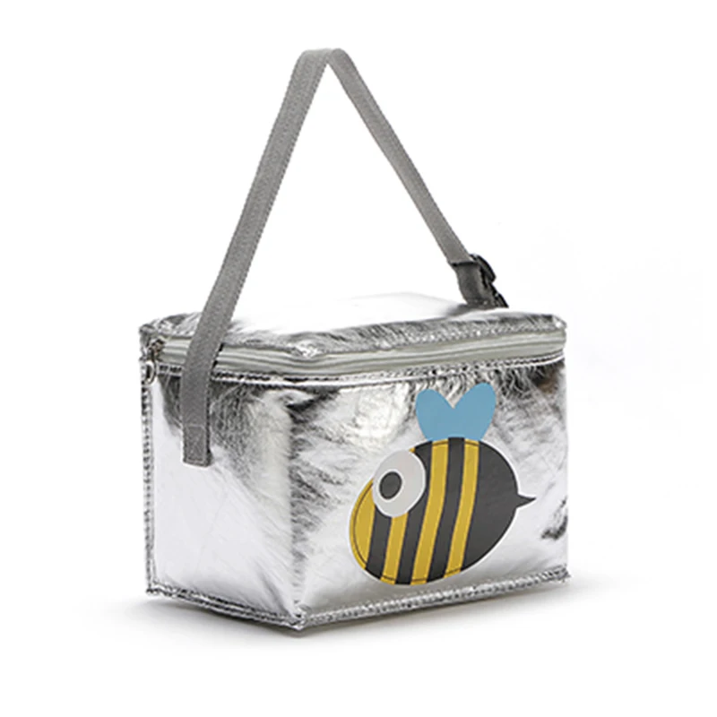 6 л мультяшный КИТ пчелы слон ежик термоизолированная складная сумка холодильник
