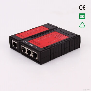 Noyafa NF-468PT POE Tester Detection Standard LAN Network Cable Continuity Test RJ11 RJ45 LED Light