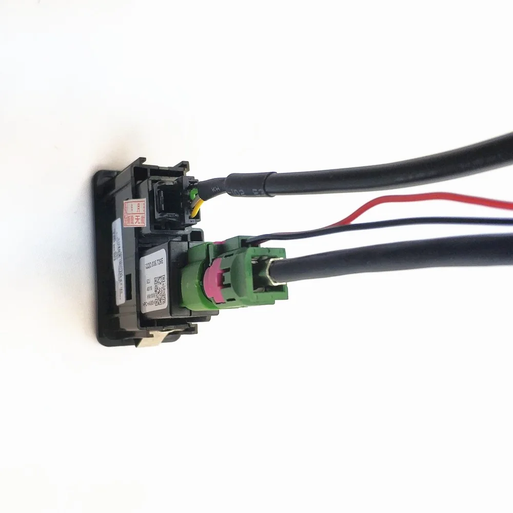Для VW Golf 7 MK7 CC E GOLF MDI AMI USB AUX IN переключатель гнездо адаптера Интерфейс по