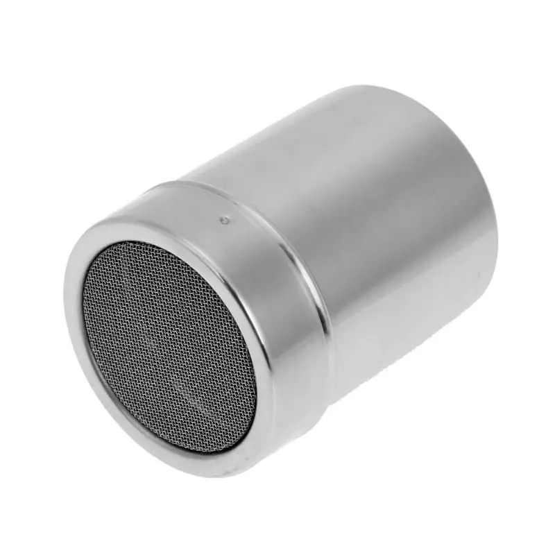 Stainless Steel Flour Sifter Icing Sugar Powder Tube Net Sieve Dredger Chocolate Shaker Device Kitchen Tools | Дом и сад