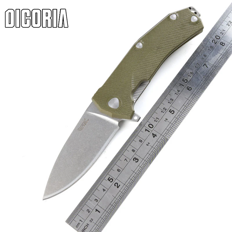 

Тактический складной нож DICORIA Lion Steel molletkur, клинок D2, рукоятка G10, шарикоподшипник, флиппер, походные инструменты для повседневного использов...