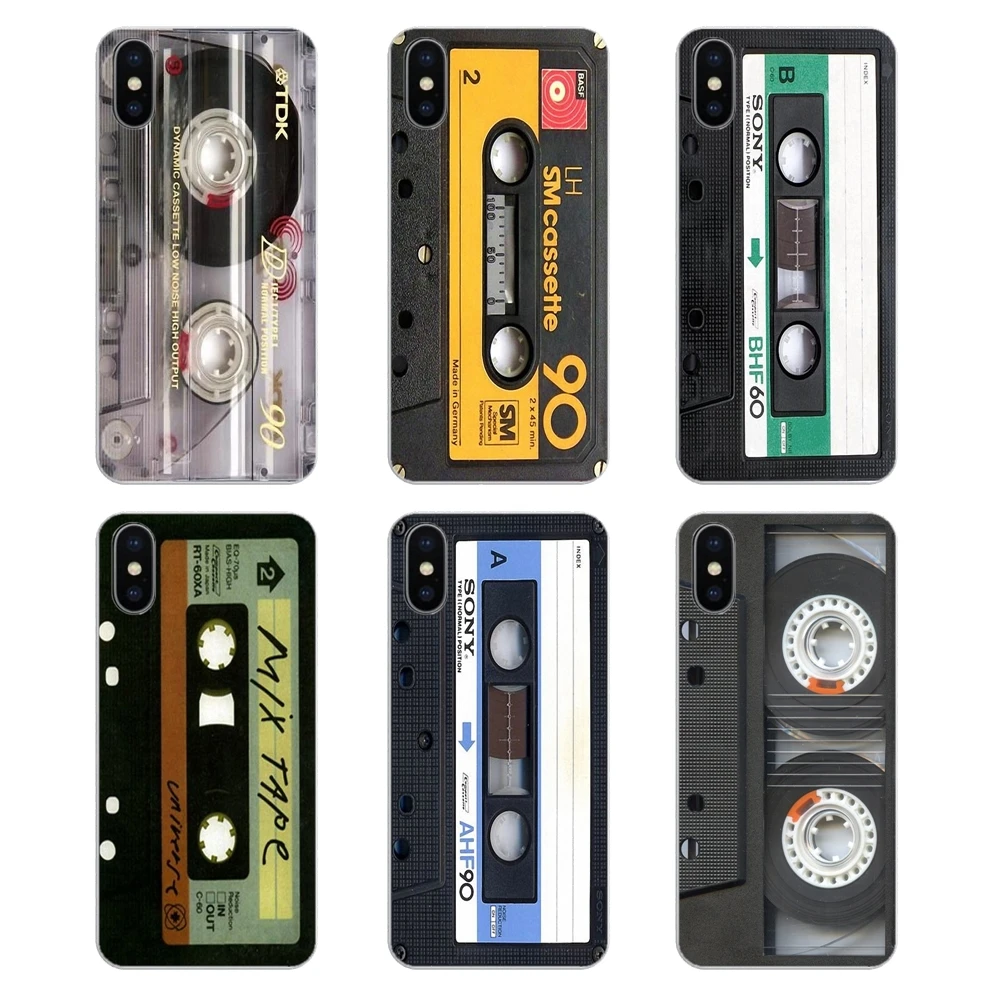 Retro Side Old Style 3310 Tape Cassette Art For Samsung Galaxy A5 A6 A7 A8 A9 J4 J5 J7 J8 2017 2018 Plus Prime Silicone Bag Case |