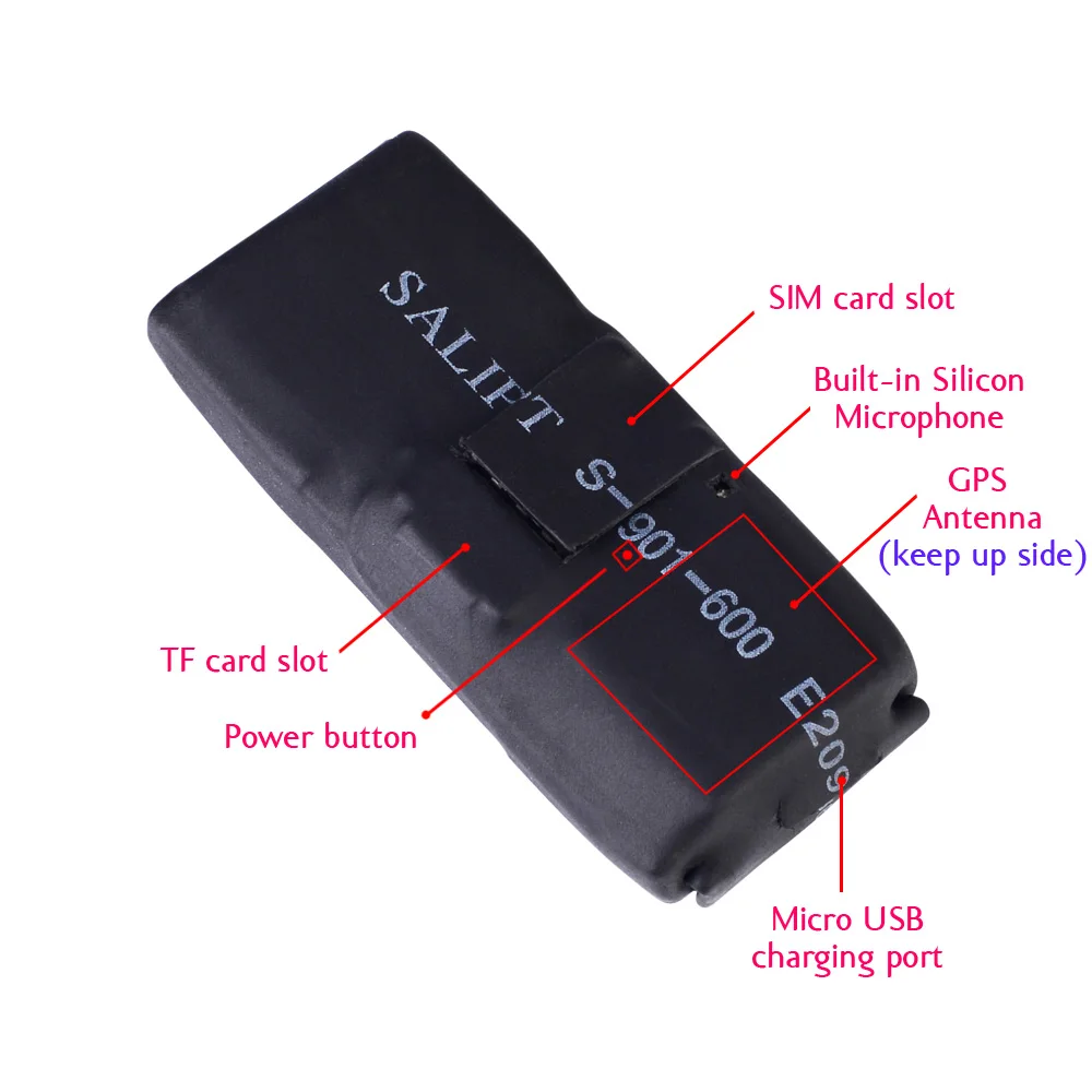 Topin zx303 GPS трекер GSM Wi-Fi сигнализации локатор веб-приложение отслеживания TF карты