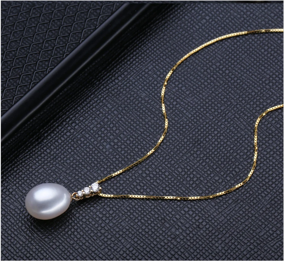 FENASY 18 K золотой кулон Ювелирные изделия из жемчуга ожерелья и подвески для любителей ювелирные изделия из жемчуга Подвески отправить S925 Серебряные ожерелья