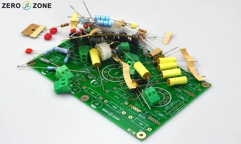 ZEROZONE DIY E834 RIAA мм трубчатое фонокорректорное устройство комплект для усилителя