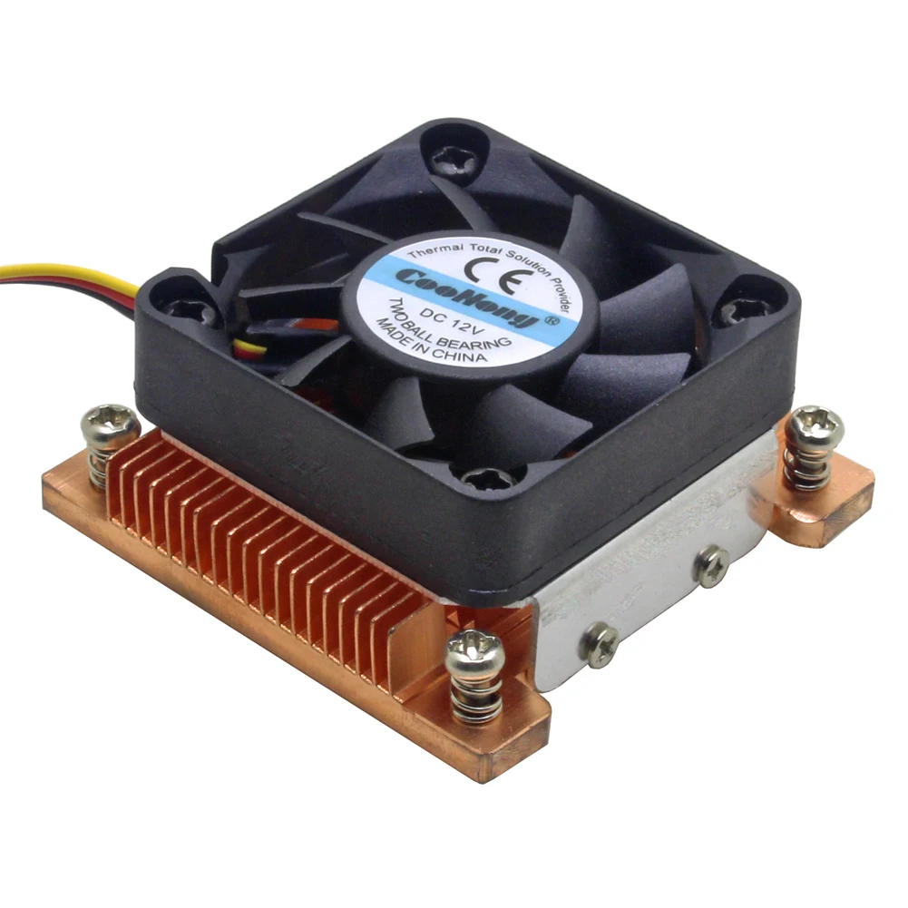 Cooling Fan Copper Heatsink For Intel Pentium M Pga 478 Bga 479 Industrial Computer Active Cooling