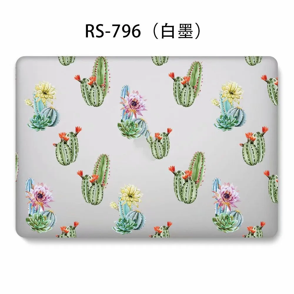 Цветочный чехол для ноутбука Macbook Air Pro Retina 11 12 13 15 с сенсорной панелью цветы
