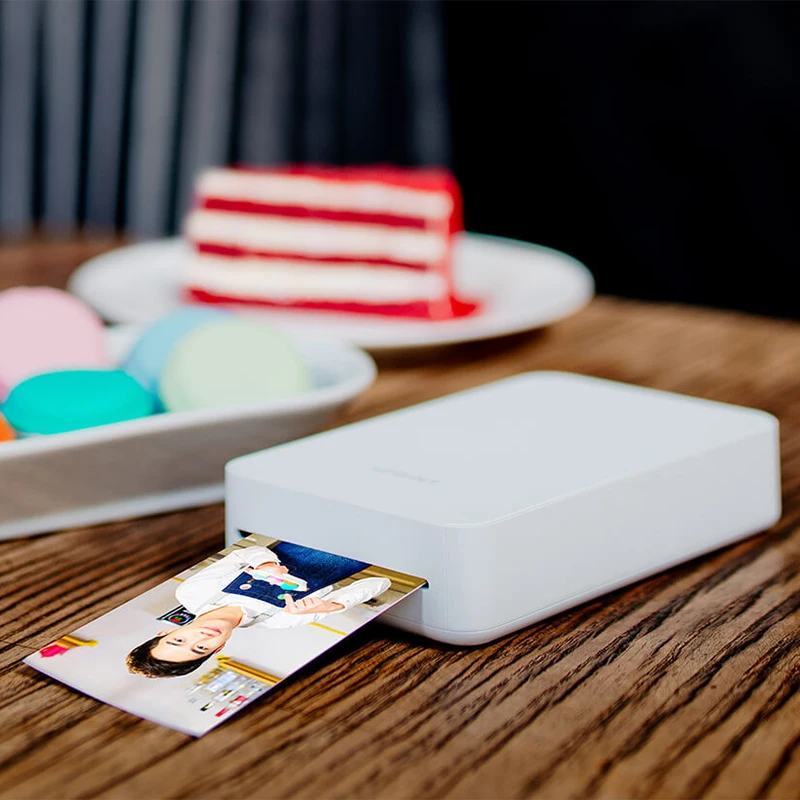 Мобильный принтер Youpin XPRINT печатающий фотографии с телефона bluetooth 10 шт. бумага для