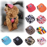 canvas sport dog hat adjustable baseball cap for small dog summer pet outdoor accessories hot pet products 33