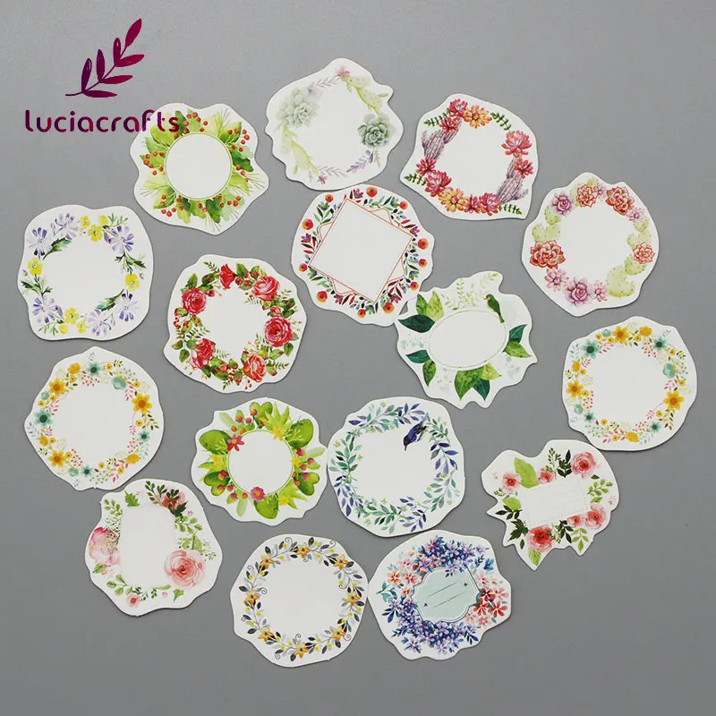 CH1224 Lucia crafts 1 коробка Счастливого Рождества/гирлянда альбом для скрапбукинга декоративный бумажный стикер DIY ручной работы подарочная упаковка этикетка CH1224