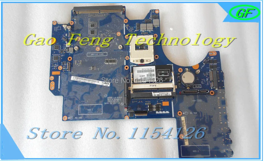 Оптом материнская плата для ноутбука LA 9331P dell alienware 17 M17X R5 02XJJ7 системная CN VAS00 100%